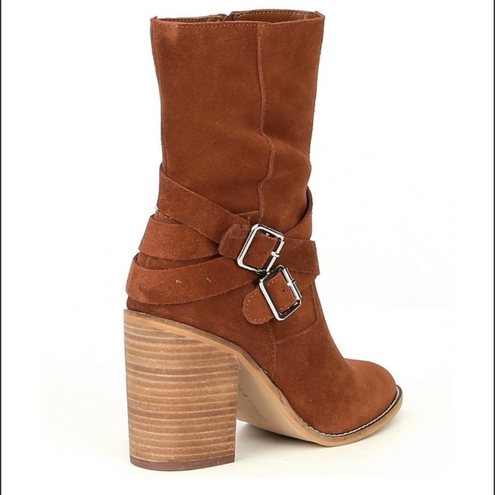 New Chelsea & Violet Vicki Suede Booties - Picture 3 of 10